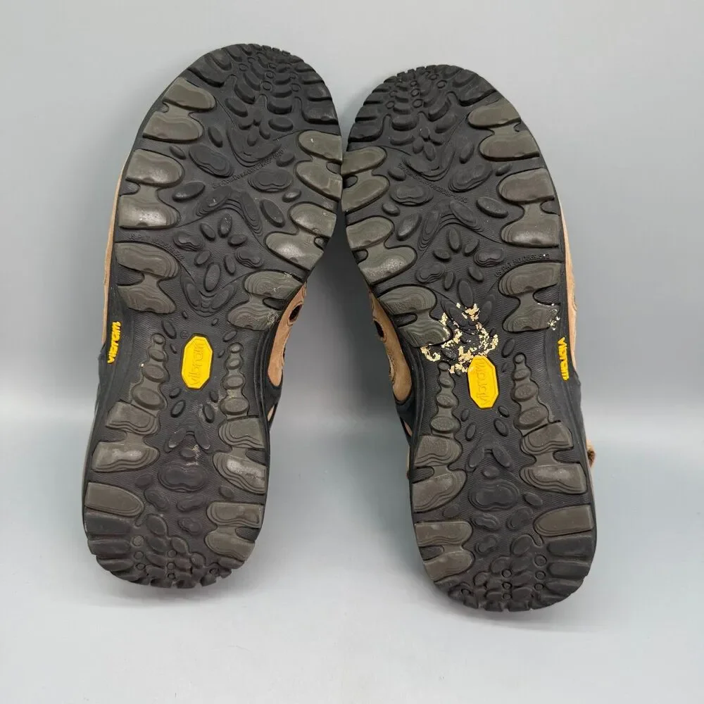 Merrell Continuum Hiking Sandals Men's 12 Brown Cord Lock Round Toe Outdoor Shoe